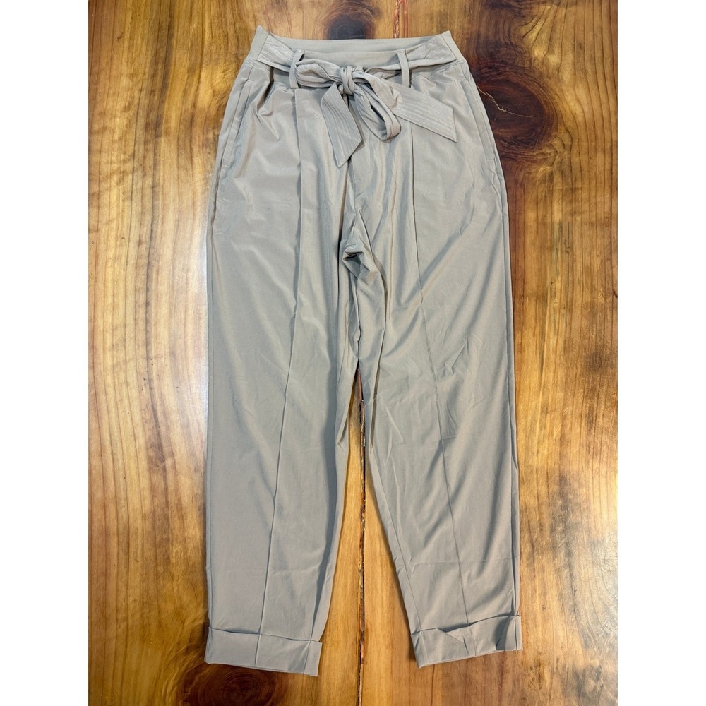 Athleta Women's Pants Cardiff Athletic Tie Waist Cuffed 88268 Career Business M8